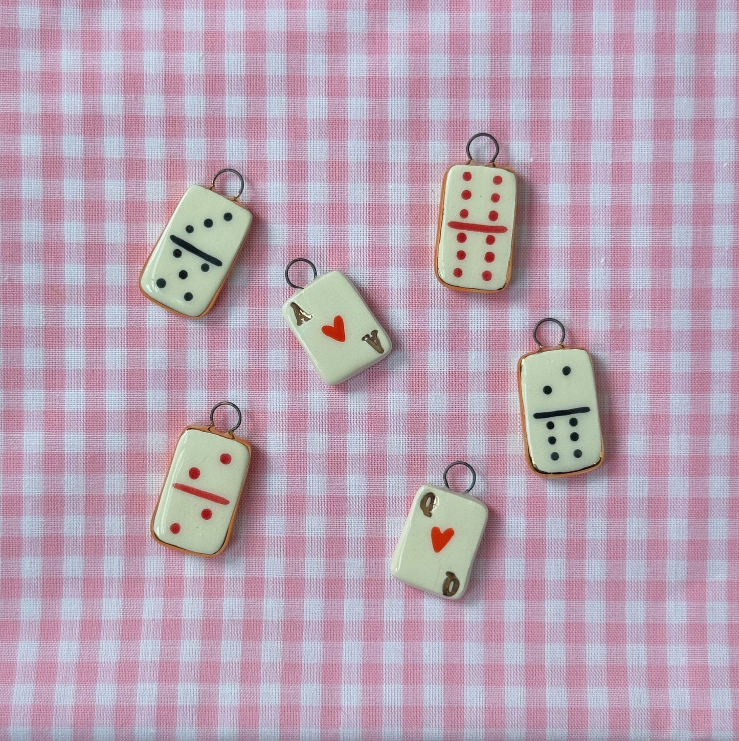 cards & domino charms