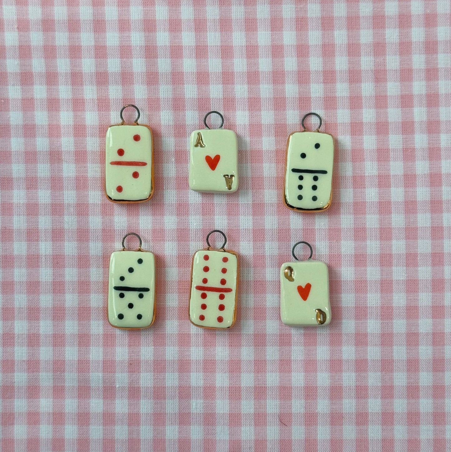 cards & domino charms