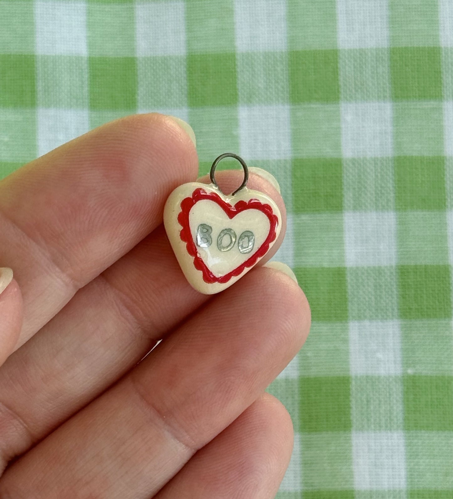 Lacy Heart Charm