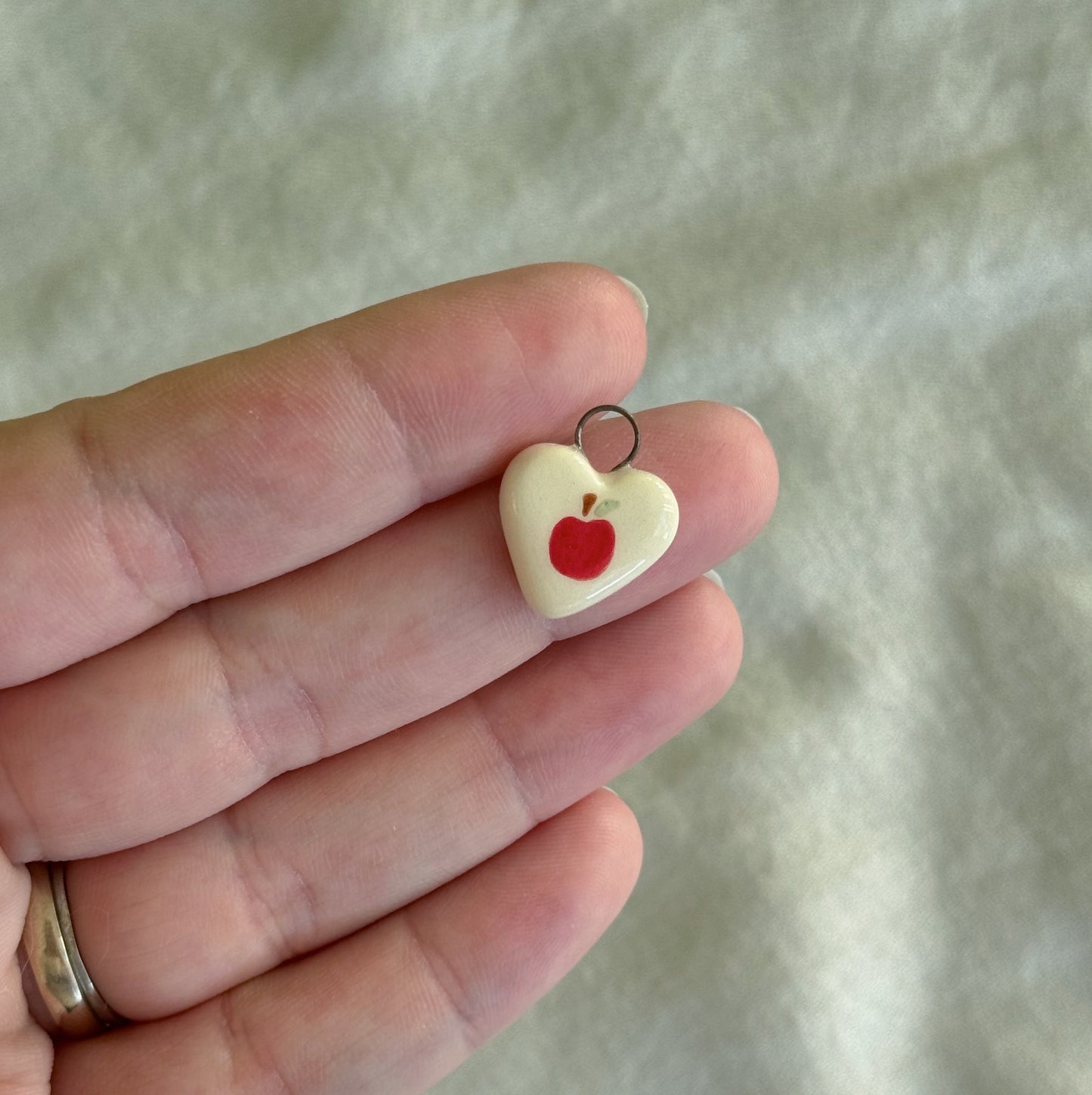 Tiny Fruit Ceramic Charm