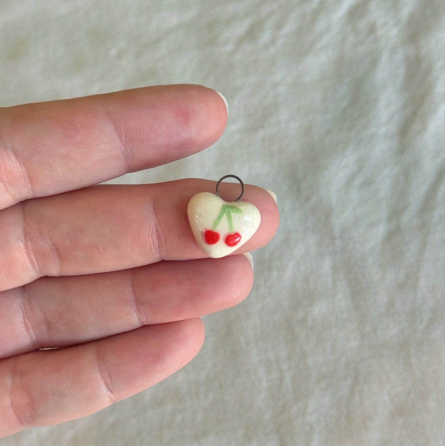Tiny Fruit Ceramic Charm