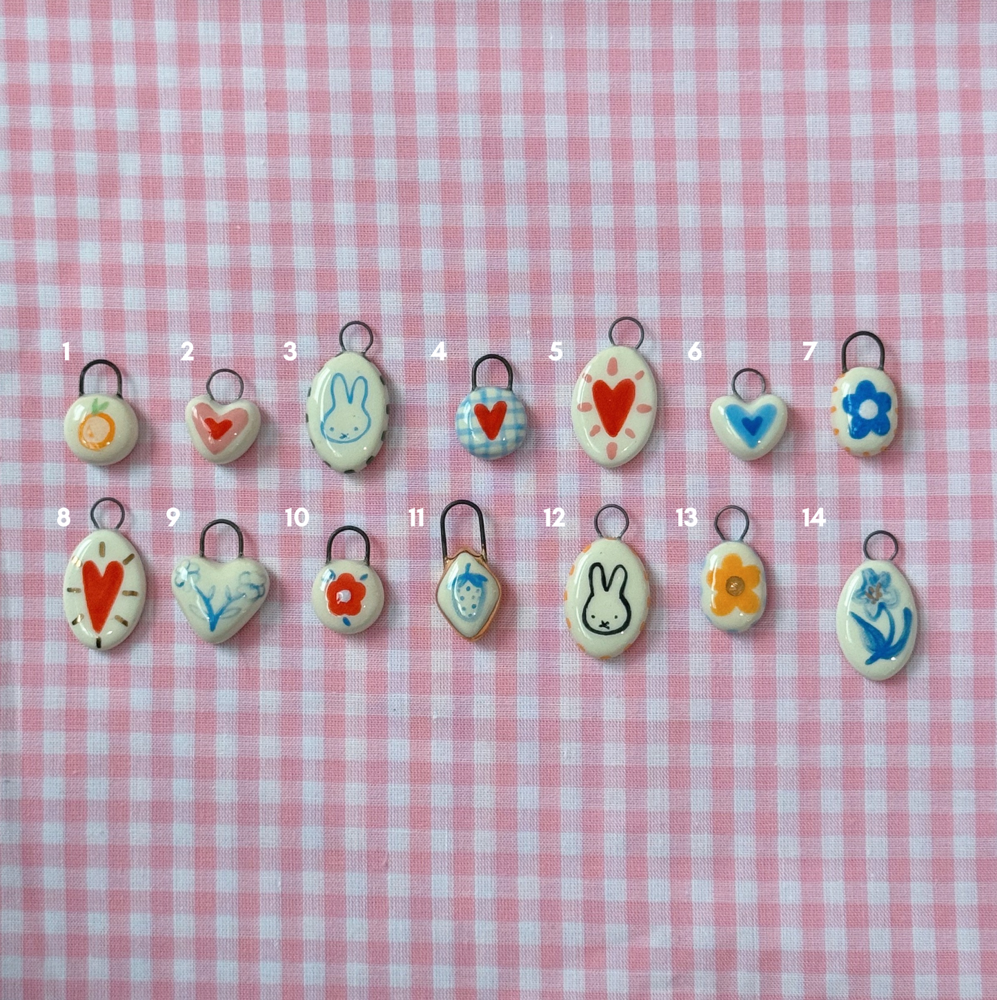 cutesy spring charms