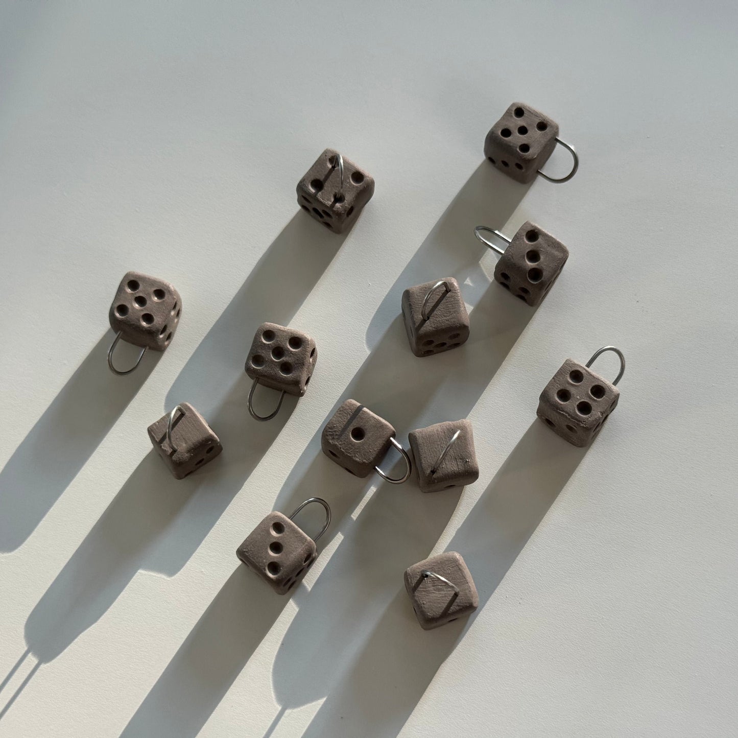 Mini Dice Ceramic Charm