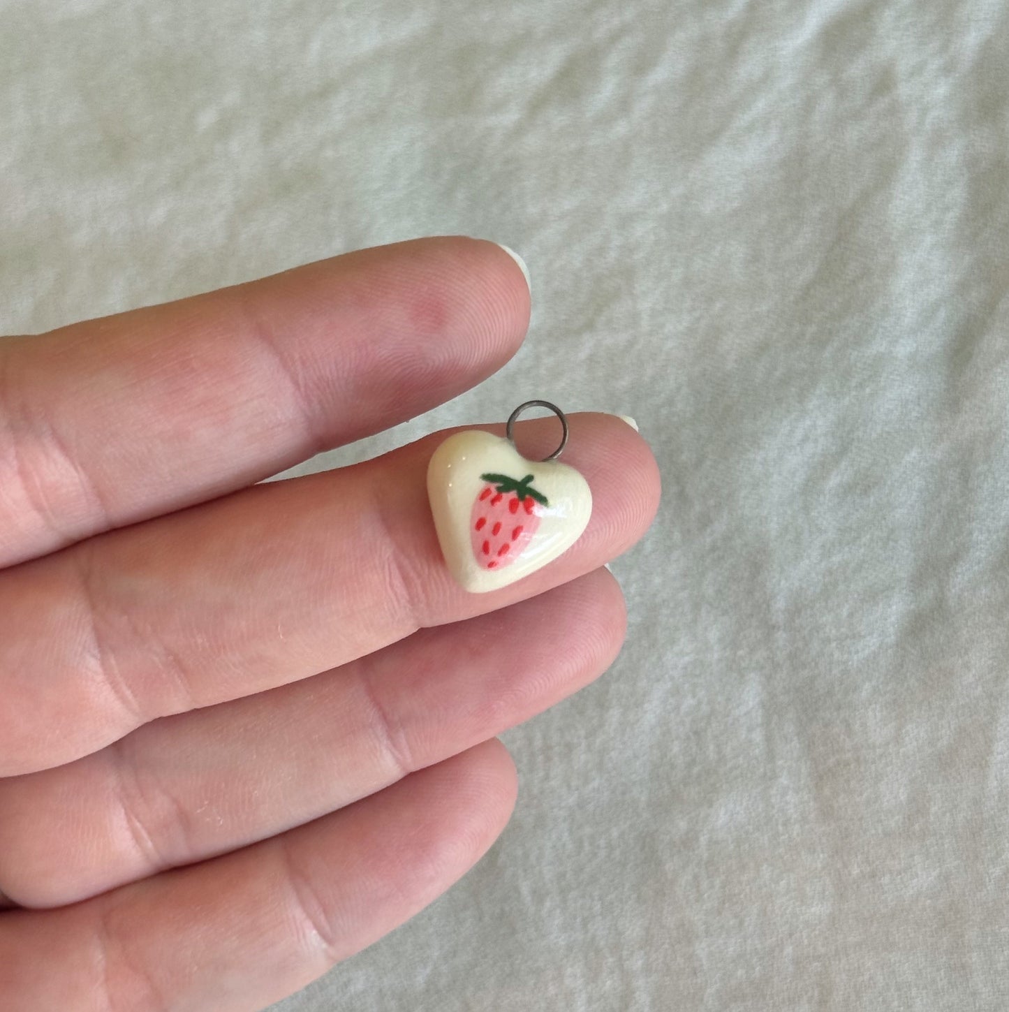 Tiny Fruit Ceramic Charm