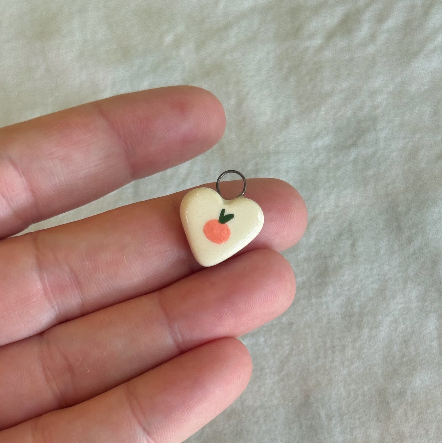 Tiny Fruit Ceramic Charm