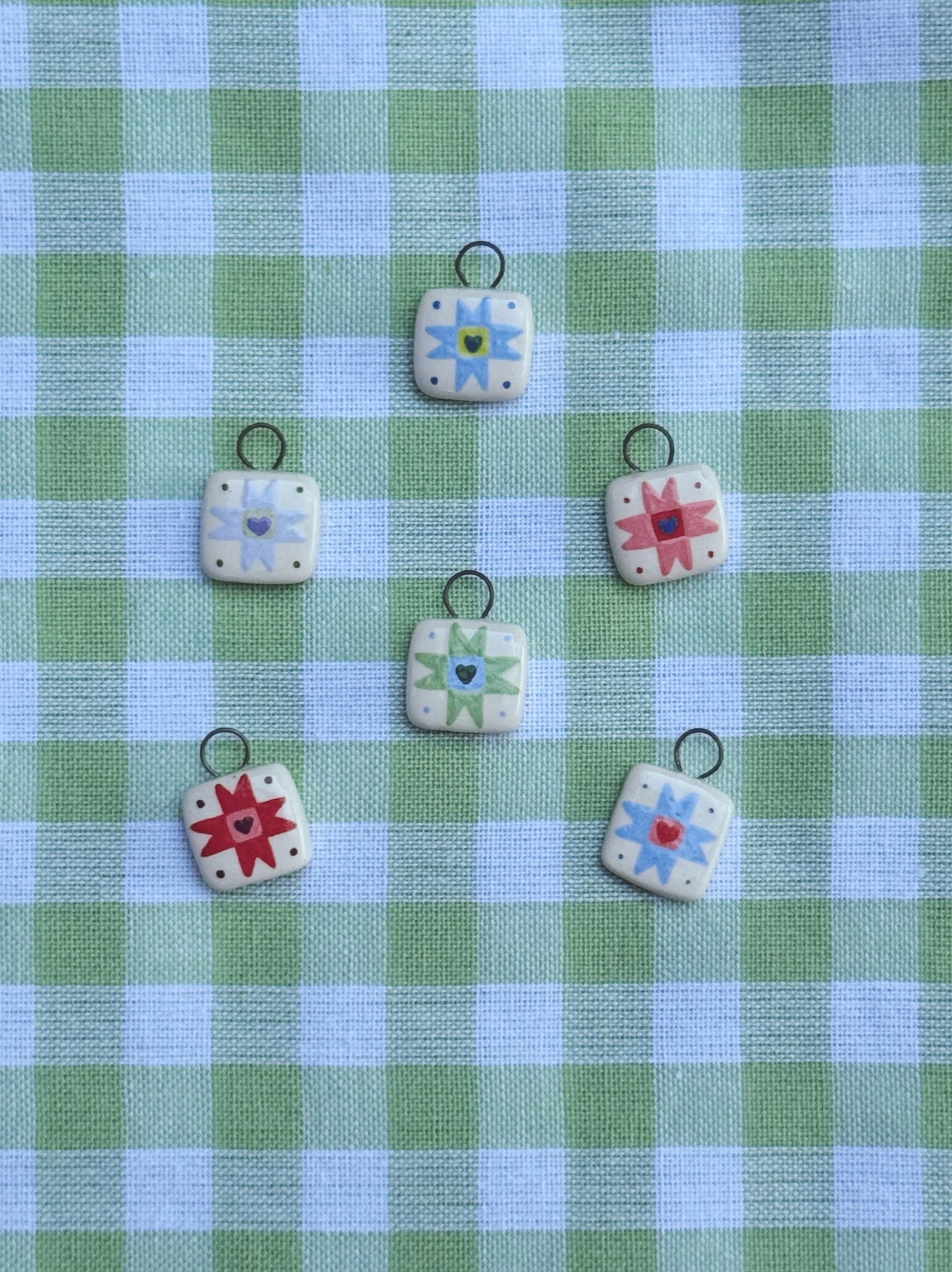 Tiny Quilt Square Charm